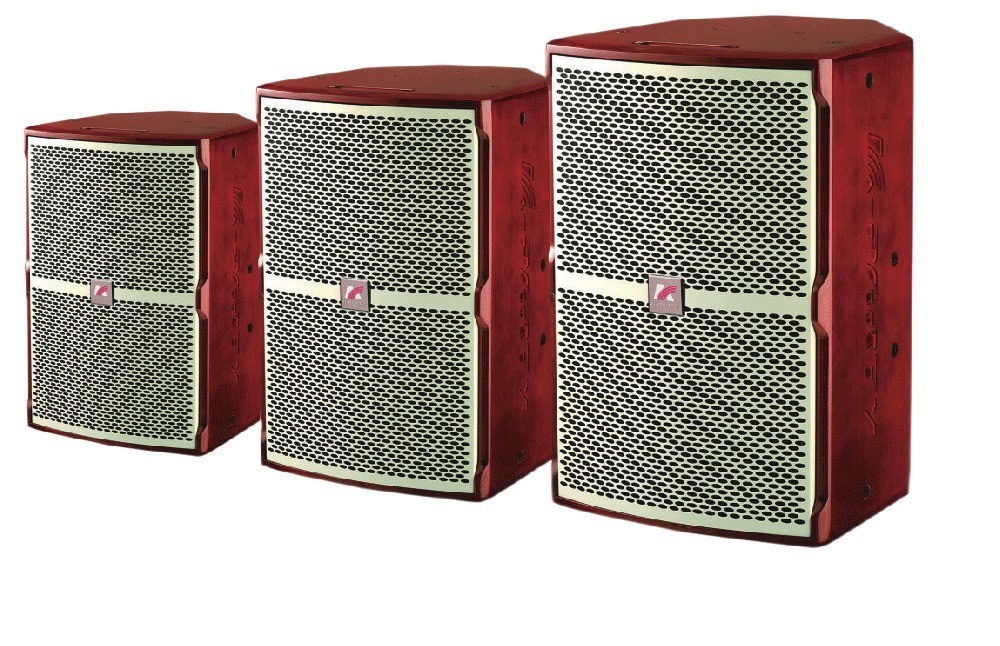 अल्ट्रा मजबूत कम आवृत्ति केएफ श्रृंखला केटीवी स्पीकर 45Hz-20KHz 250W 300W 400W विभिन्न जटिल ध्वनि