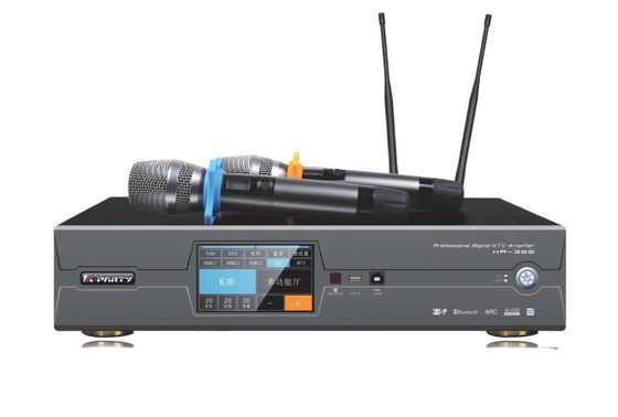 वायरलेस माइक्रोफोन के साथ KR सीरीज पेशेवर पावर एम्पलीफायर 20Hz-20KHz